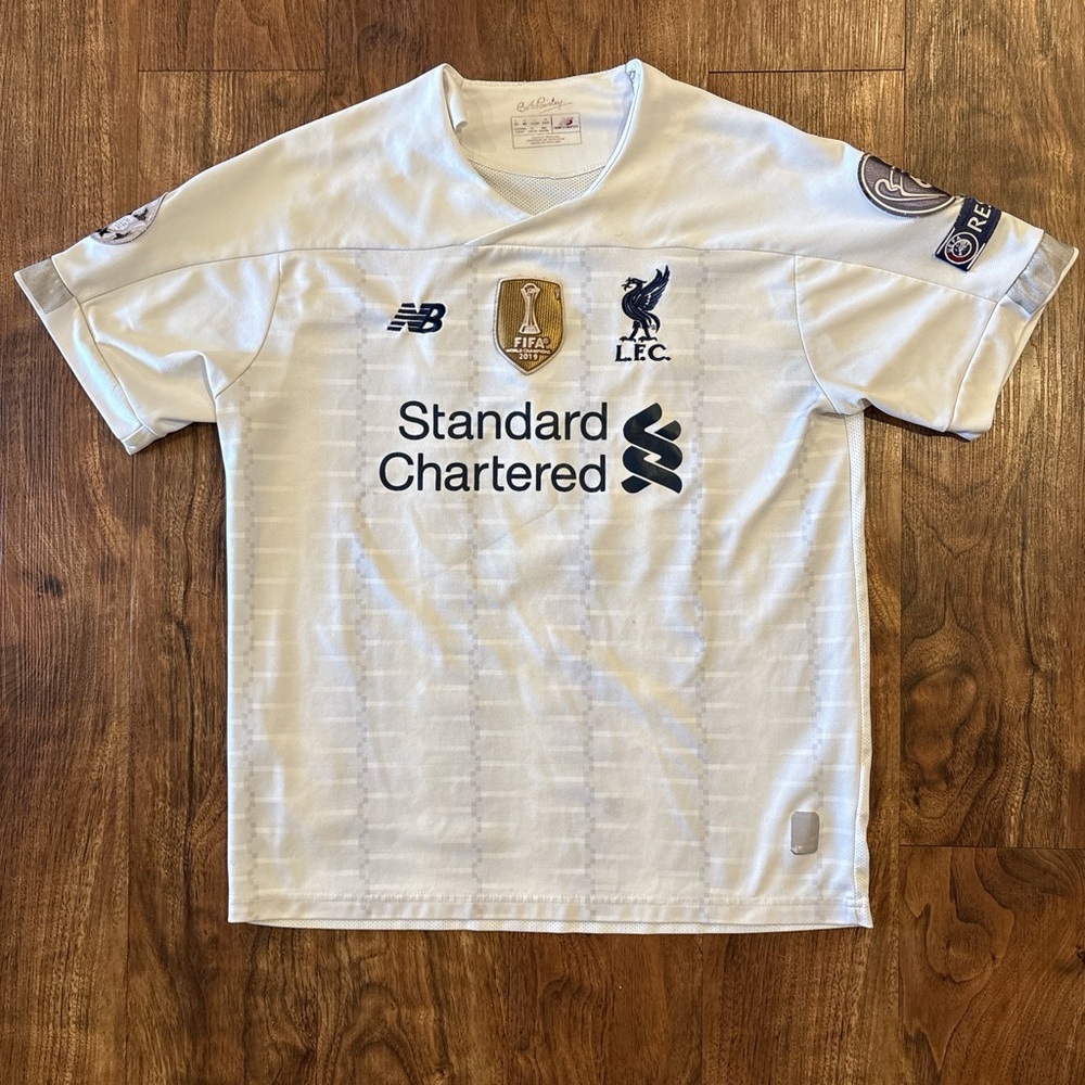 New Balance White Liverpool FC Jersey